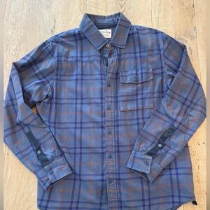 REI Cooperative Cotton Plaid Men's Shirt M